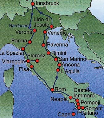 Italien-Rundreise